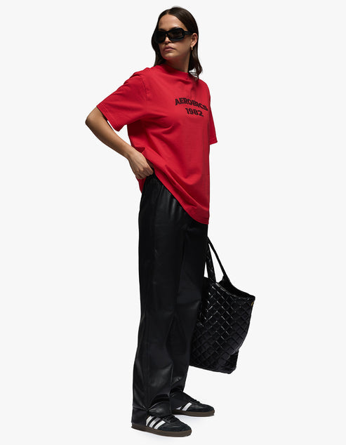 Aerobics Tee Tulip Red