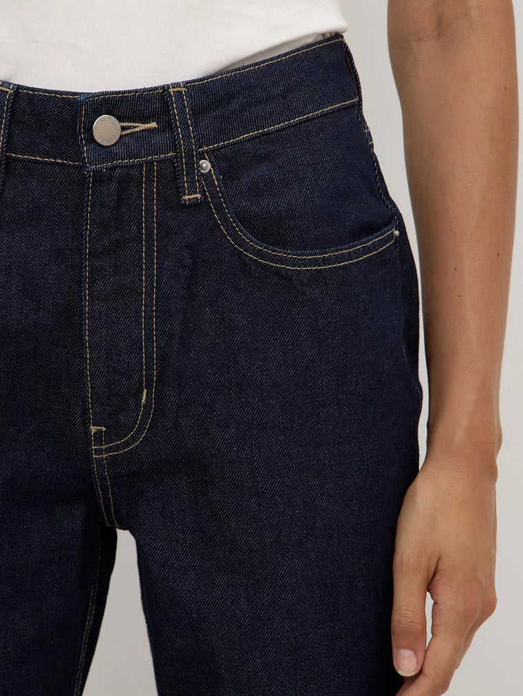 Classic Straight Leg Jeans - Rinse