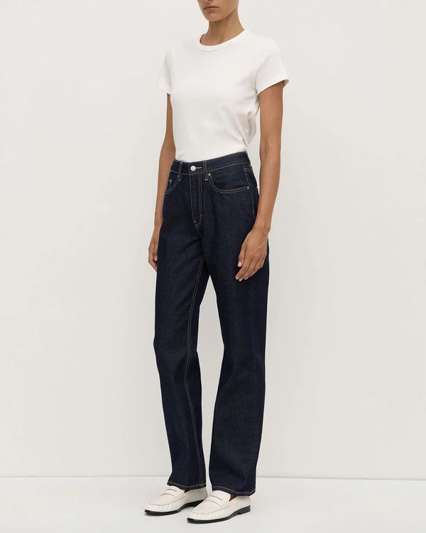 Classic Straight Leg Jeans - Rinse
