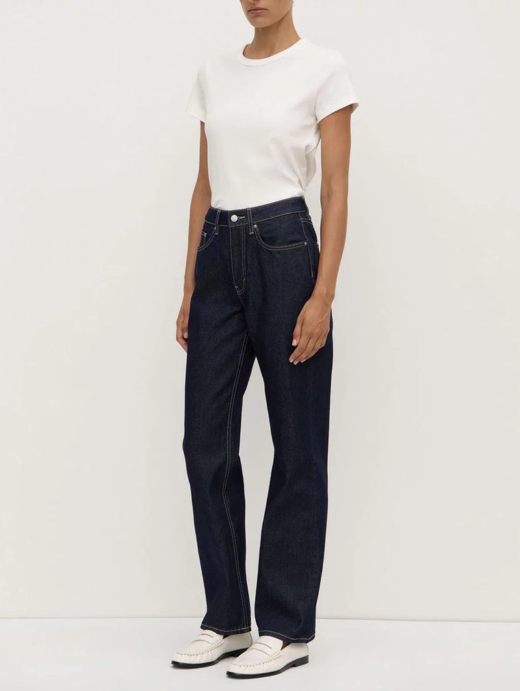 Classic Straight Leg Jeans - Rinse
