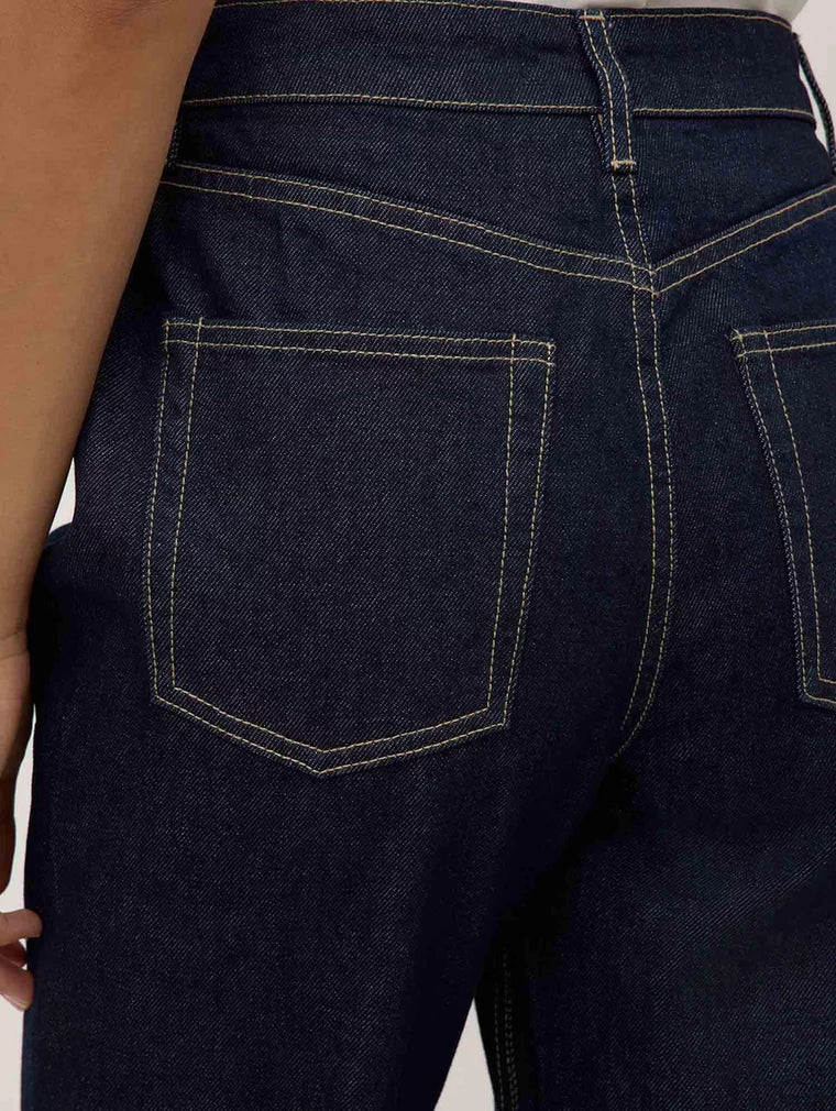 Classic Straight Leg Jeans - Rinse