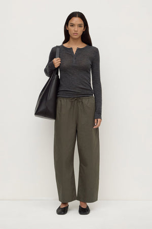 Amara Pant Dark Military