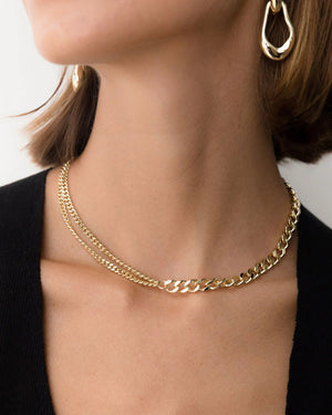 Amplify Double Curb Chain Choker
