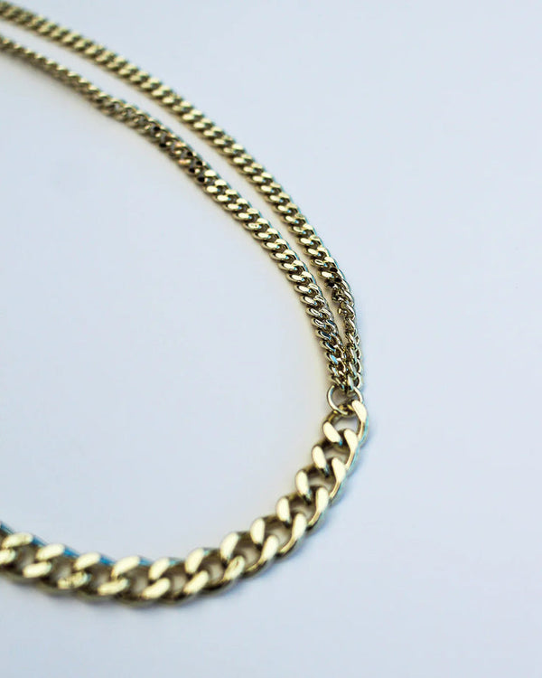 Amplify Double Curb Chain Choker