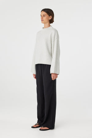 Maeve Sweater - Snow Marle