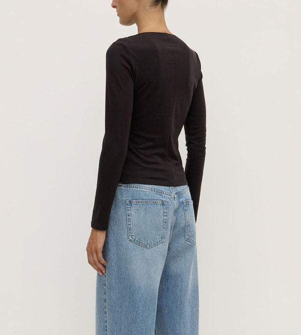 Margot Jersey Long Sleeve Top