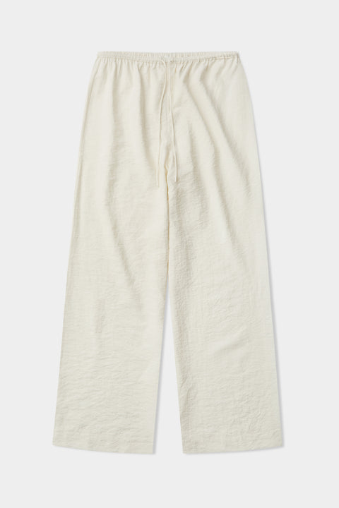 Heather Silk Blend Pant Cream