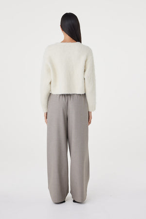 Liora Fluffy Cardigan Cream