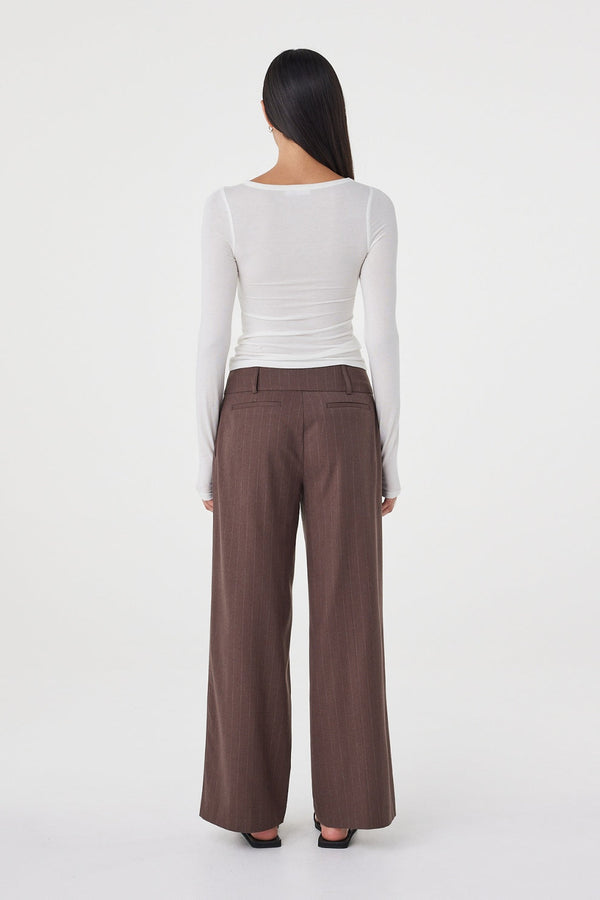 Mabel LS Twist Top Cream
