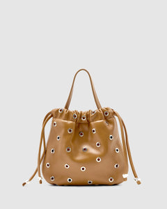 Halle Eyelet Bag - Camel