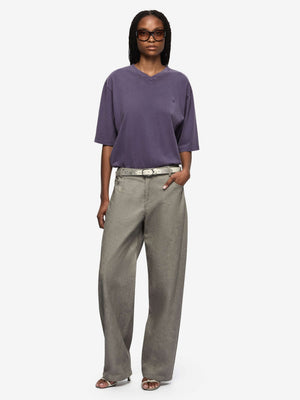 COLE V NECK TEE - AMETHYST