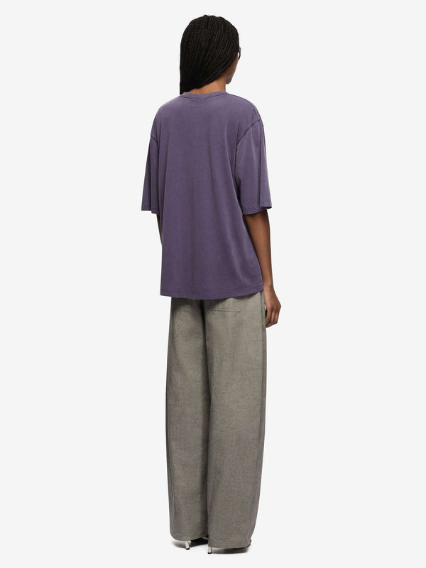 COLE V NECK TEE - AMETHYST