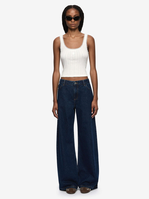 LACIE TANK - IVORY
