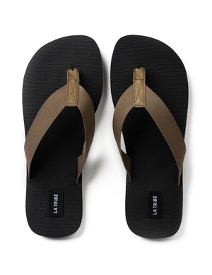 Canvas Thong - Taupe