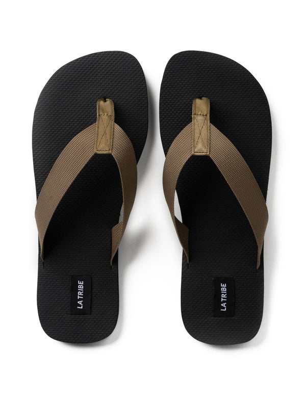 Canvas Thong - Taupe