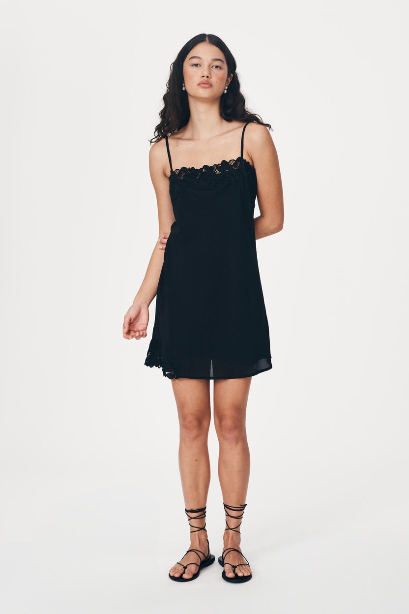 Claudia Silk Slip Mini
