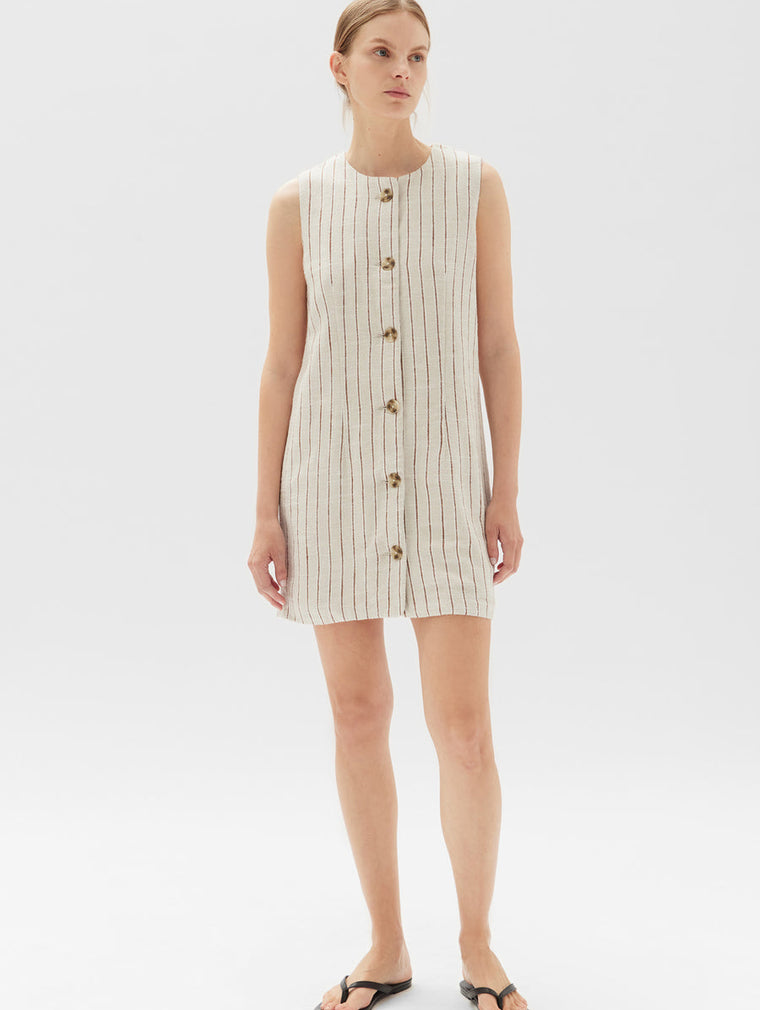 Coralie Linen Mini Dress