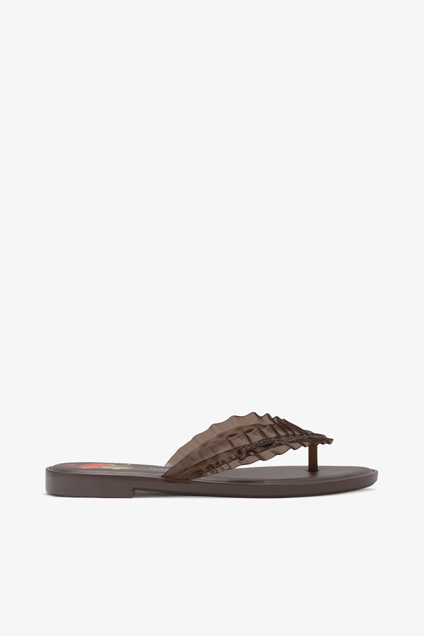 Ganni X Melissa Flip Flop - Demitasse