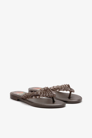 Ganni X Melissa Flip Flop - Demitasse