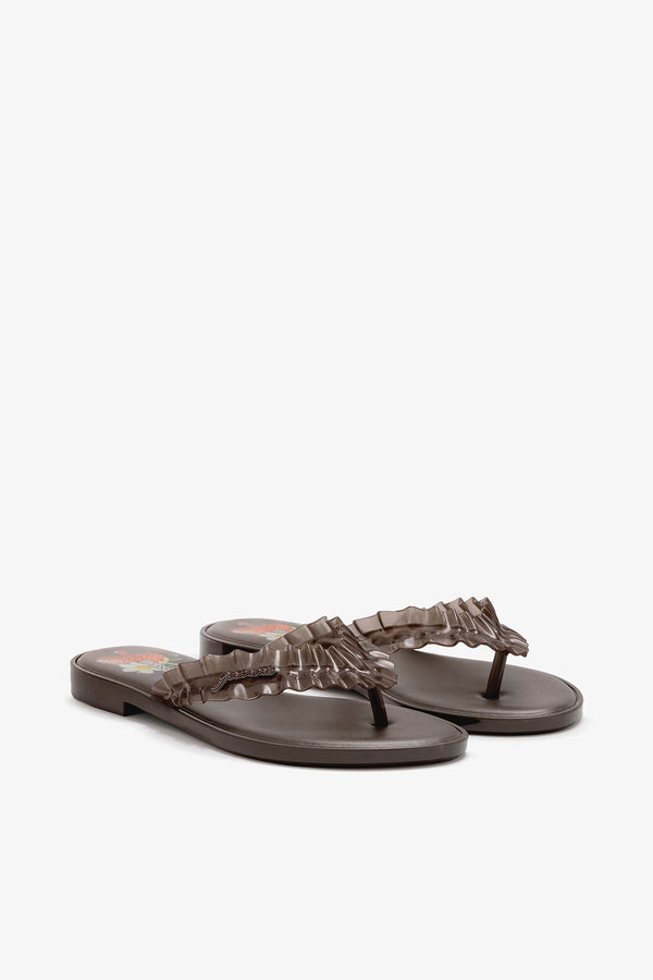 Ganni X Melissa Flip Flop - Demitasse