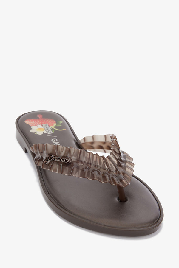Ganni X Melissa Flip Flop - Demitasse