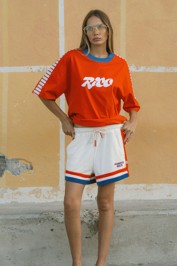 Rico Oversized Tee - Apple Red