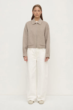 Dallas Wool Jacket - Pebble