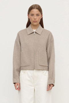 Dallas Wool Jacket - Pebble