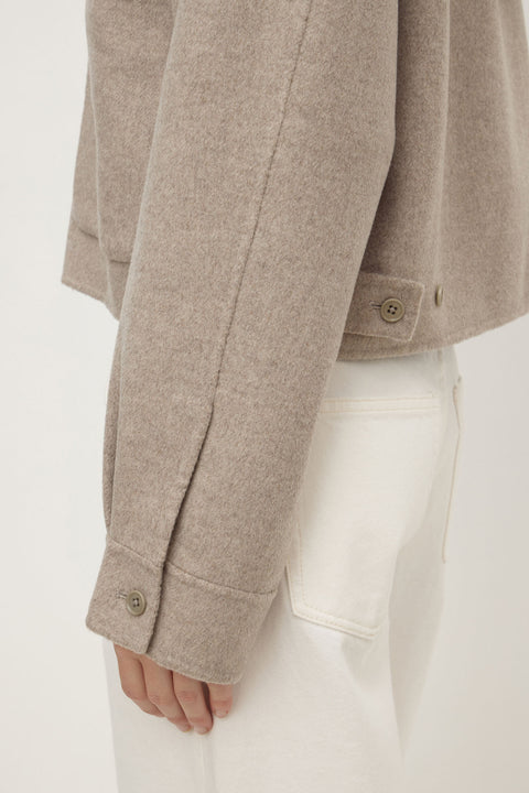 Dallas Wool Jacket - Pebble