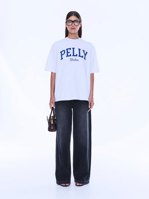 Sophia Relaxed Tee - White Marle