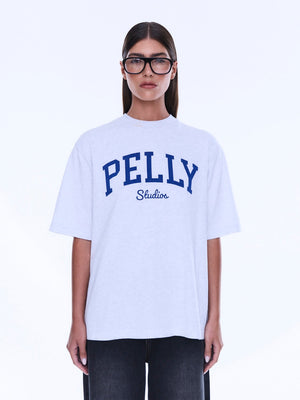 Sophia Relaxed Tee - White Marle