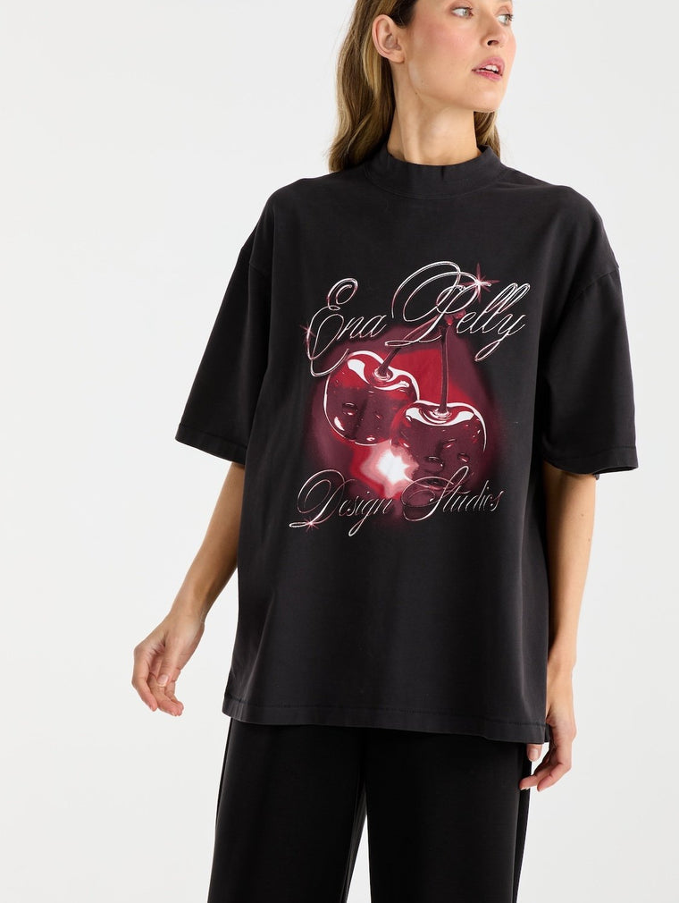 Chrome Cherry Tee
