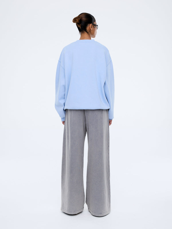 Mila Oversized Sweater - Soft Blue / Ena Pelly