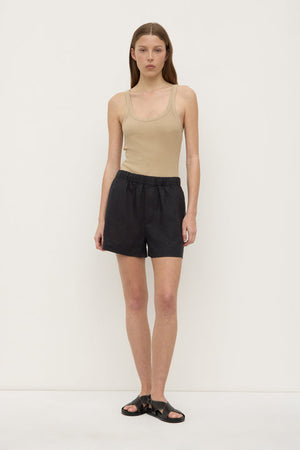 Everyday Linen Short - Black
