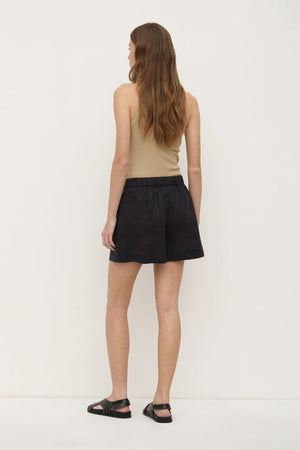 Everyday Linen Short - Black