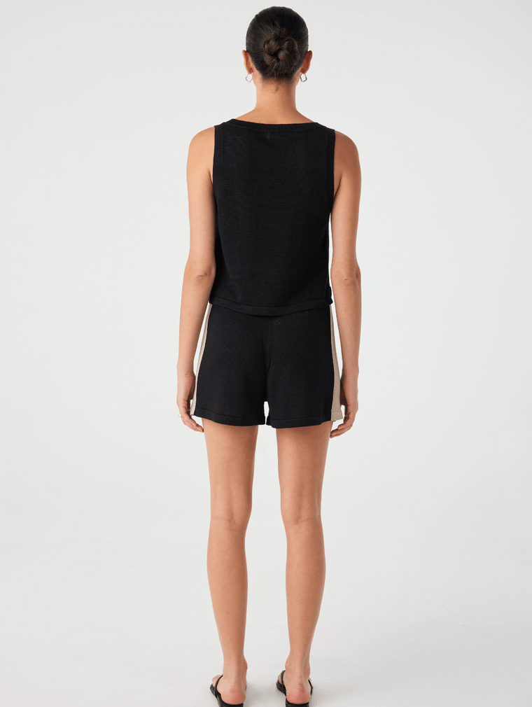Larri Short - Black/Taupe