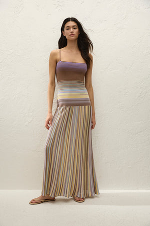 Esenia Knit Dress - Daniela Stripe