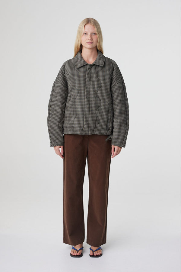 *Pre-Order* Matteo Jacket - Olive & Teal Check