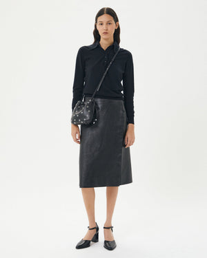 Halle Eyelet Bag - Black