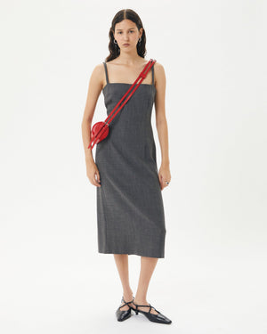 Brooke Mini Barrel Bag - Crimson