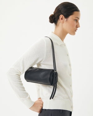 Brooke Mini Barrel Bag - Black