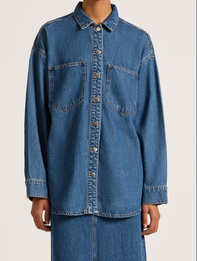 Organic Denim Overshirt