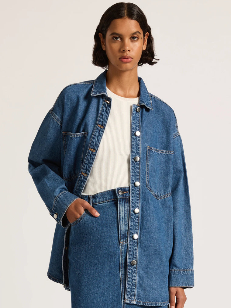 Organic Denim Overshirt