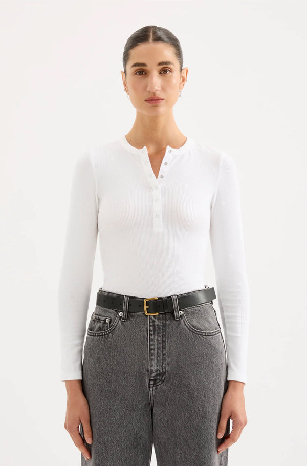 Binx Ls Top - white