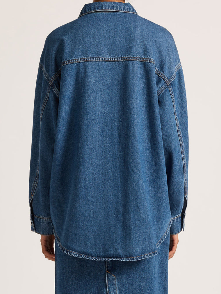 Organic Denim Overshirt