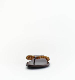 Gracie - Choc Leather