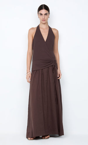 SABRINE HALTER MAXI DRESS