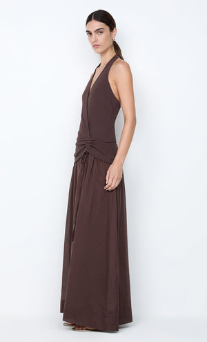 SABRINE HALTER MAXI DRESS