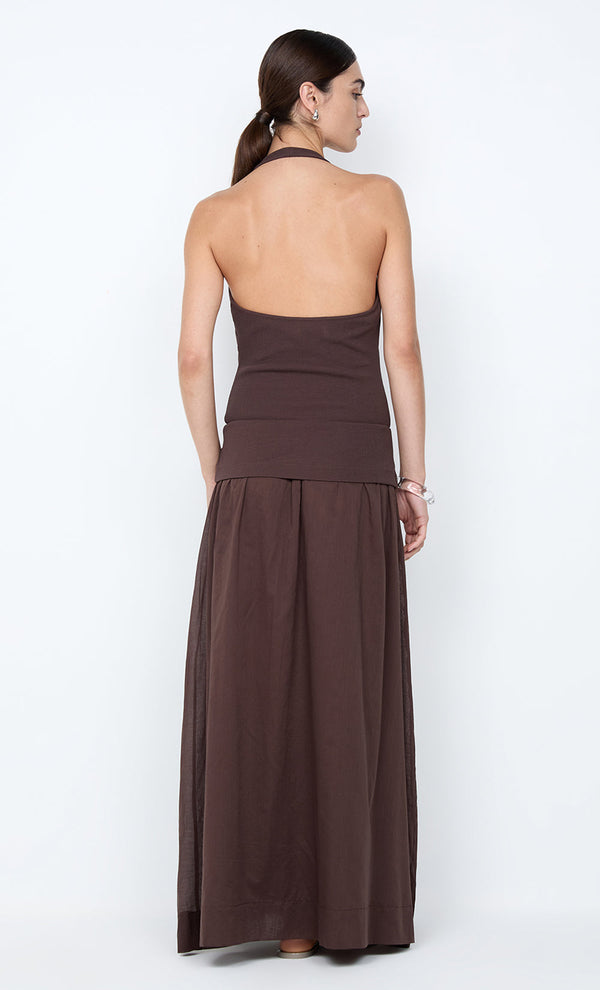 SABRINE HALTER MAXI DRESS