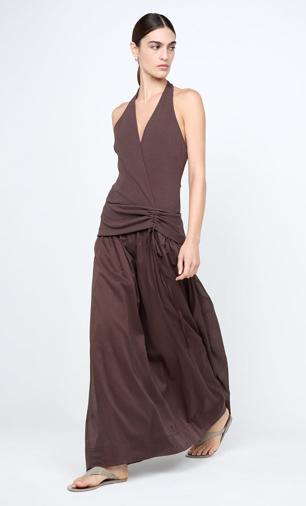 SABRINE HALTER MAXI DRESS